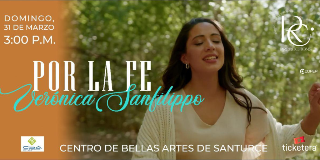 Concierto "Por la Fe" Veronica San Filippo. Producido por RC Productions